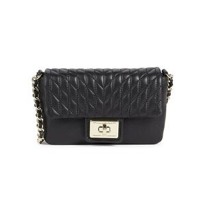 Karl Lagerfeld Quilted Leather Crossbody Bag